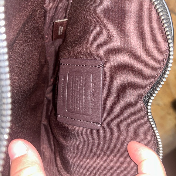 Coach Heart Crossbody Purse In Signature Canvas With Heart Print CP022 - Picture 6 of 11